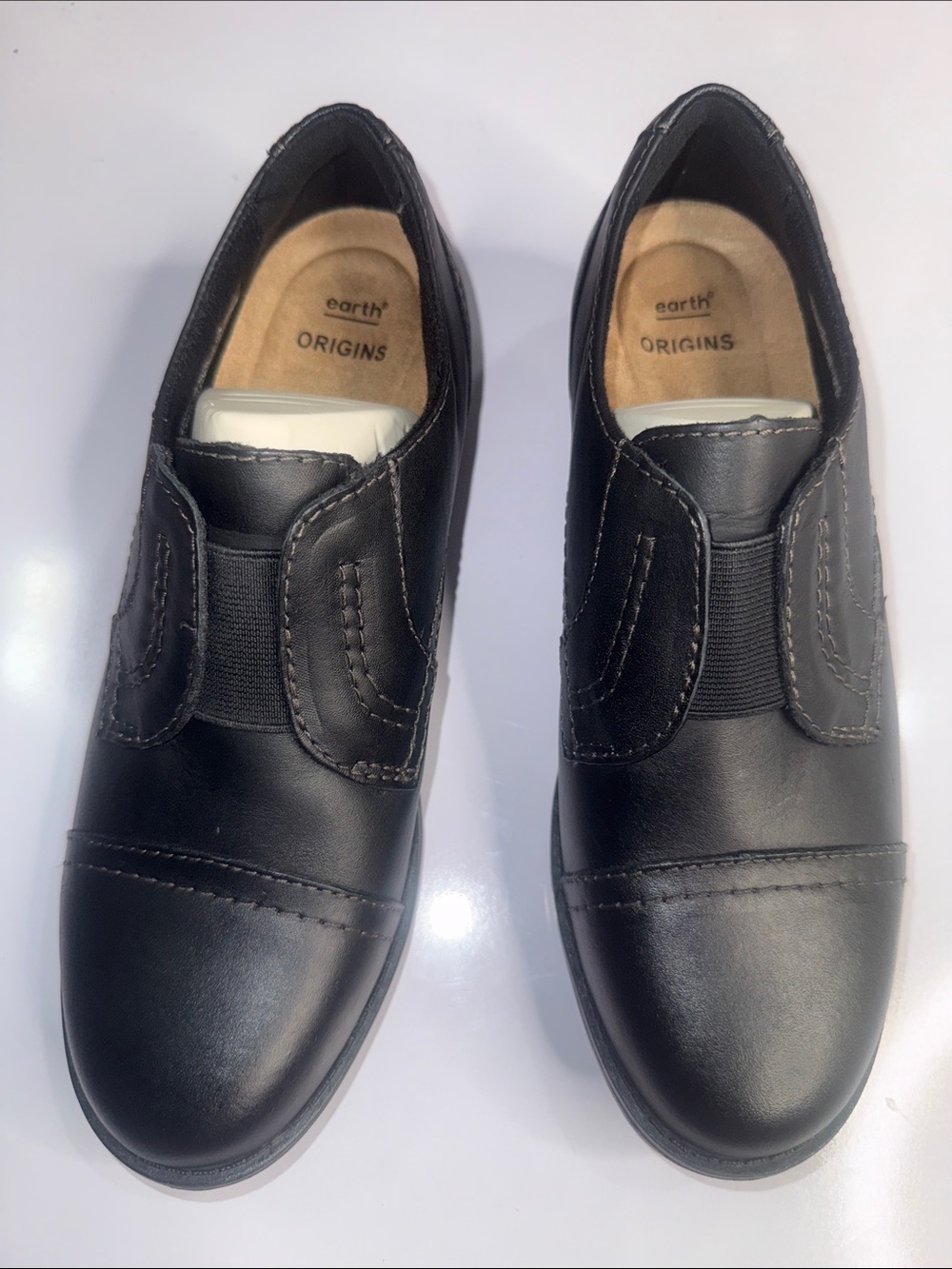 Earth Origins Black Slip-On Casual Loafers Soze 7,5
